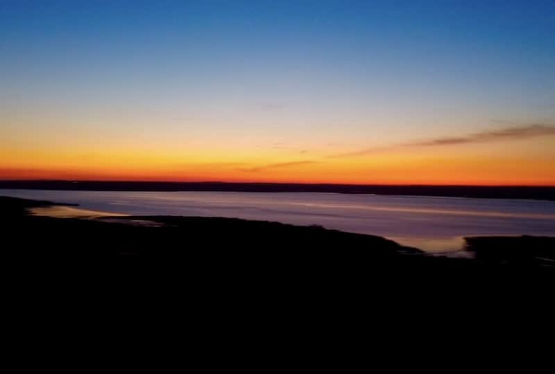 Sunset over Shannon Estuary